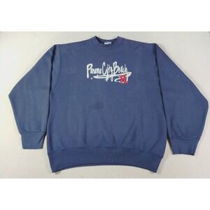 Vintage Pro Layer Sweatshirt Mens XL Blue Panama City Beach FL Streetwear Urban